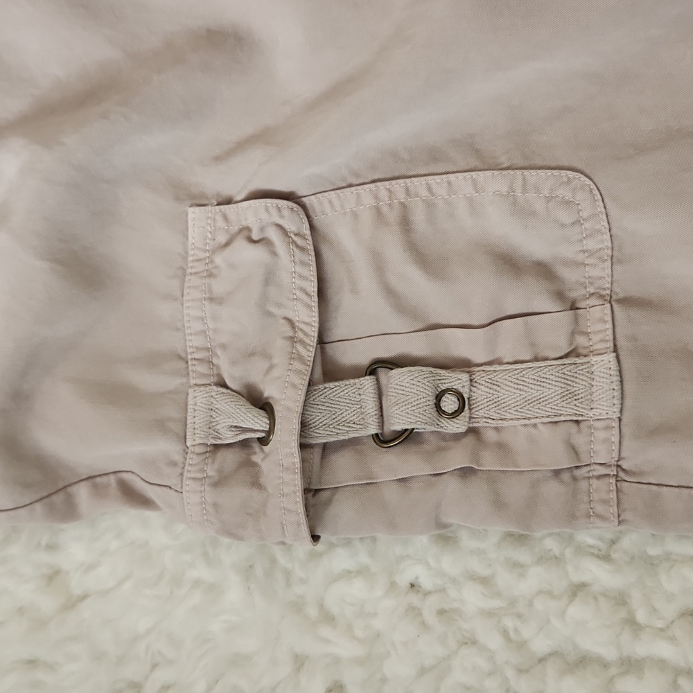 XCVI Lysander Knaki Beige Pull-On Cargo Crop Pants Sz XS - Picture 8 of 12